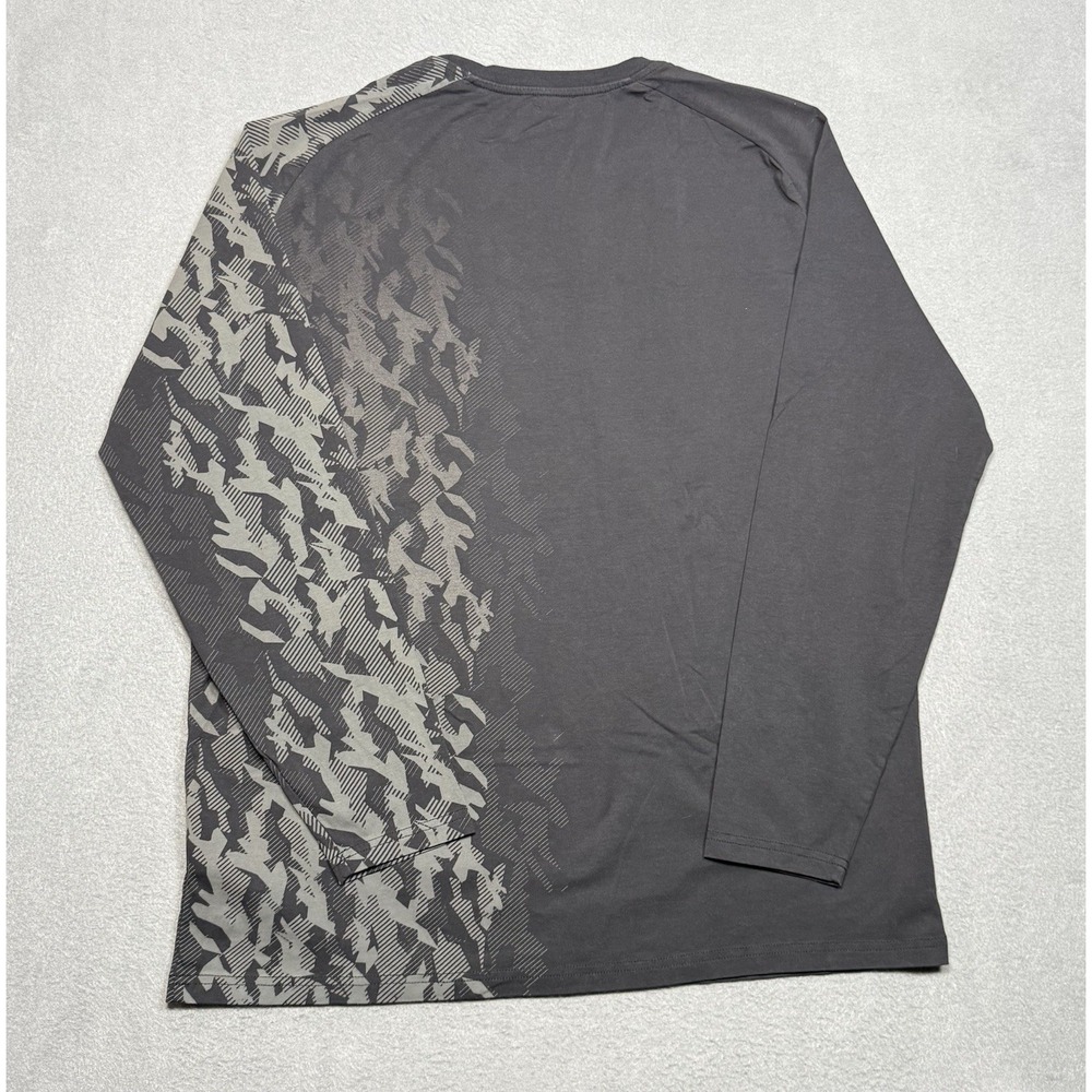 UFC Venum Mens XL Long Sleeve Shirt Black Camo MMA Athletic Tee Performance - Picture 7 of 8